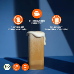 Blue Farm Barista Oat Base für bis zu zu zu zum selbermischen – Bio Haferdrink Barista Edition – Milchalternative ohne Zusatzstoffe und Zuckerzusatz – Vegán és Glutenfrei – 90% Weniger Verpackungmüll