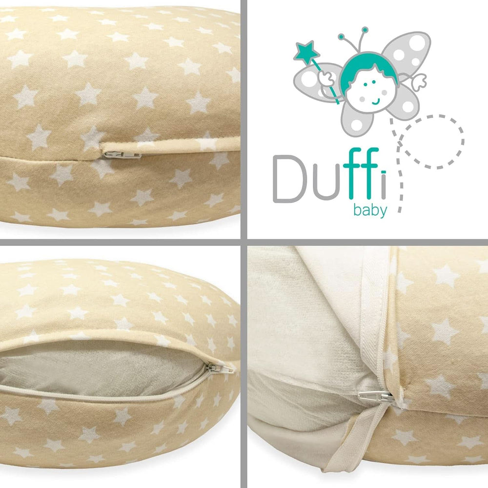 Szoptatós párna újszülötteknek, XL, 100% pamut huzat, levehető és mosható, poliészter töltet, csillag motívum Kiegészítők Étel és szoptatás Bebe Naty Shop