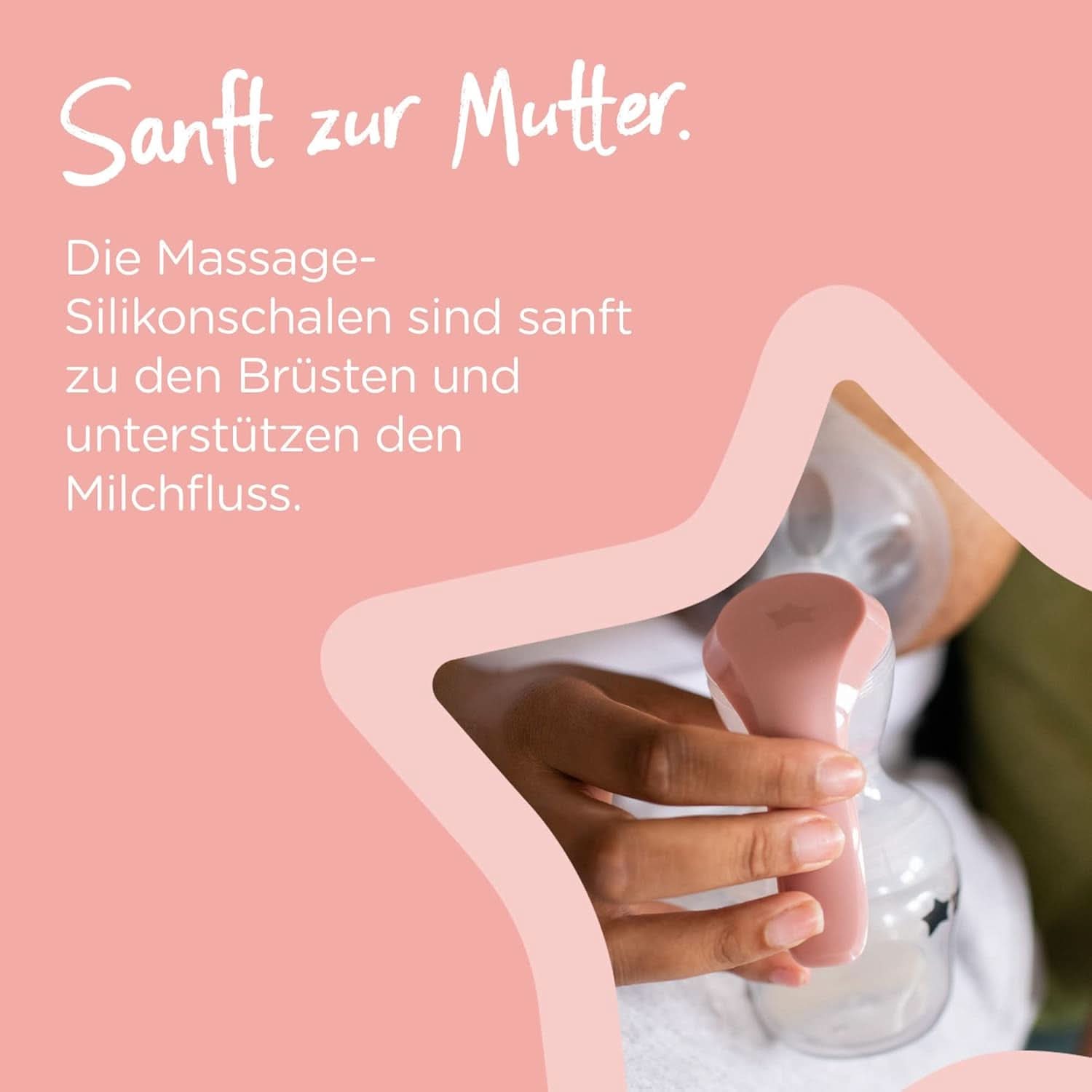 Tommee Tippee Made for Me Manuelle Einzel-Milchpumpe, Starke Saugkraft, Ergonomischer Griff, Tragbare Und Leise Milchpumpe, Samt Babyflasche kiegészítők Élelmiszer és szoptatás Bebe Naty Shop