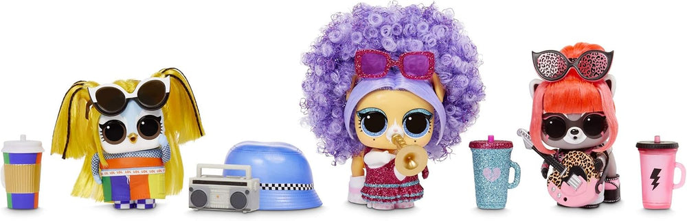 LOL Surprise! 567080E7C Remix Pets - Articol de colecție - 9 surprize cu păr natural, accesorii și versuri surpriză