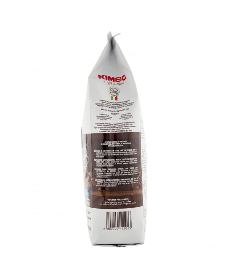 3x Boabe de cafea Espresso Classico, prăjire medie, boabe întregi de cafea, prăjire medie, pungă de 1 kg, cafea din Napoli
