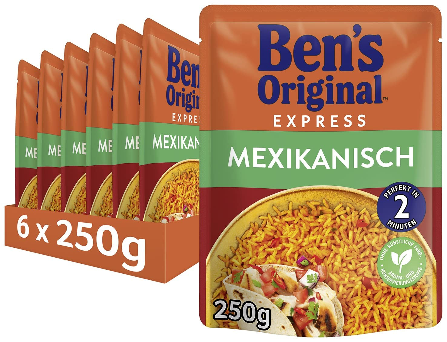 BEN'S ORIGINAL™ mexikói expressz rizs 6 x 220 g