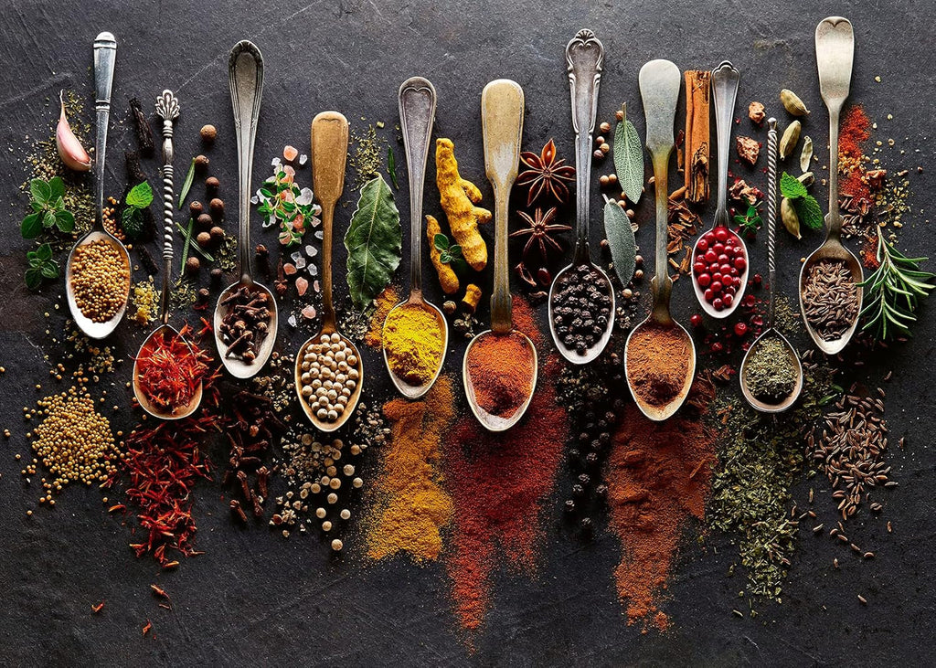 Ravensburger Puzzle 12000355 1000 piese - Condimente din întreaga lume - Puzzle pentru adulți și copii de la 14 ani, [Exclusiv pe Amazon] Puzzle Naty Shop Versiune veche