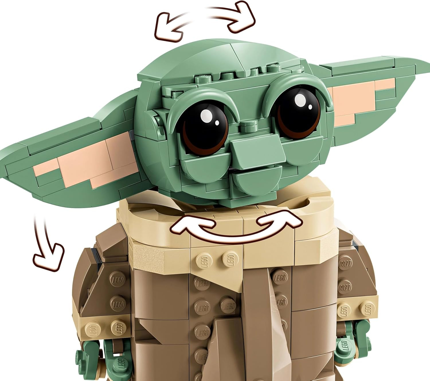 LEGO Star Wars 75403 Grogu a Mandalorian Repulsor bölcsőjében - Gyűjthető minifigura - Építhető, játszható és bemutatható modell - Otthoni dekorációk - Ajándék 10 év feletti fiúknak és lányoknak Építőkészletek Besuche den LEGO-Store