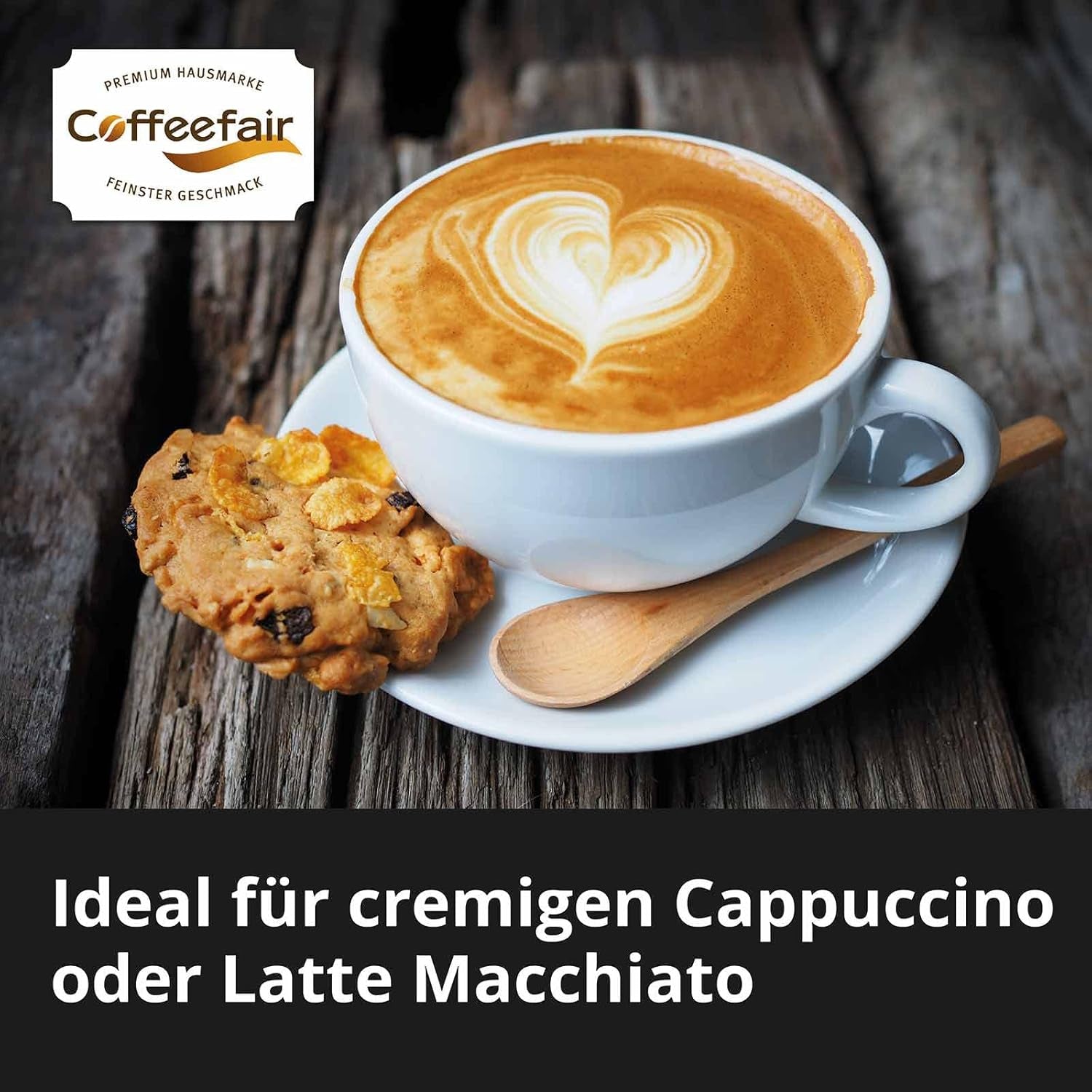 Coffeefair Cappuccino Topping 2 Instant-Milchpulver 10 x 1kg, Milchpulver für Kaffee- & Heißgetränkeautomaten, 20% Magermilchanteil, stabilizátor Milchschaum, ergiebig