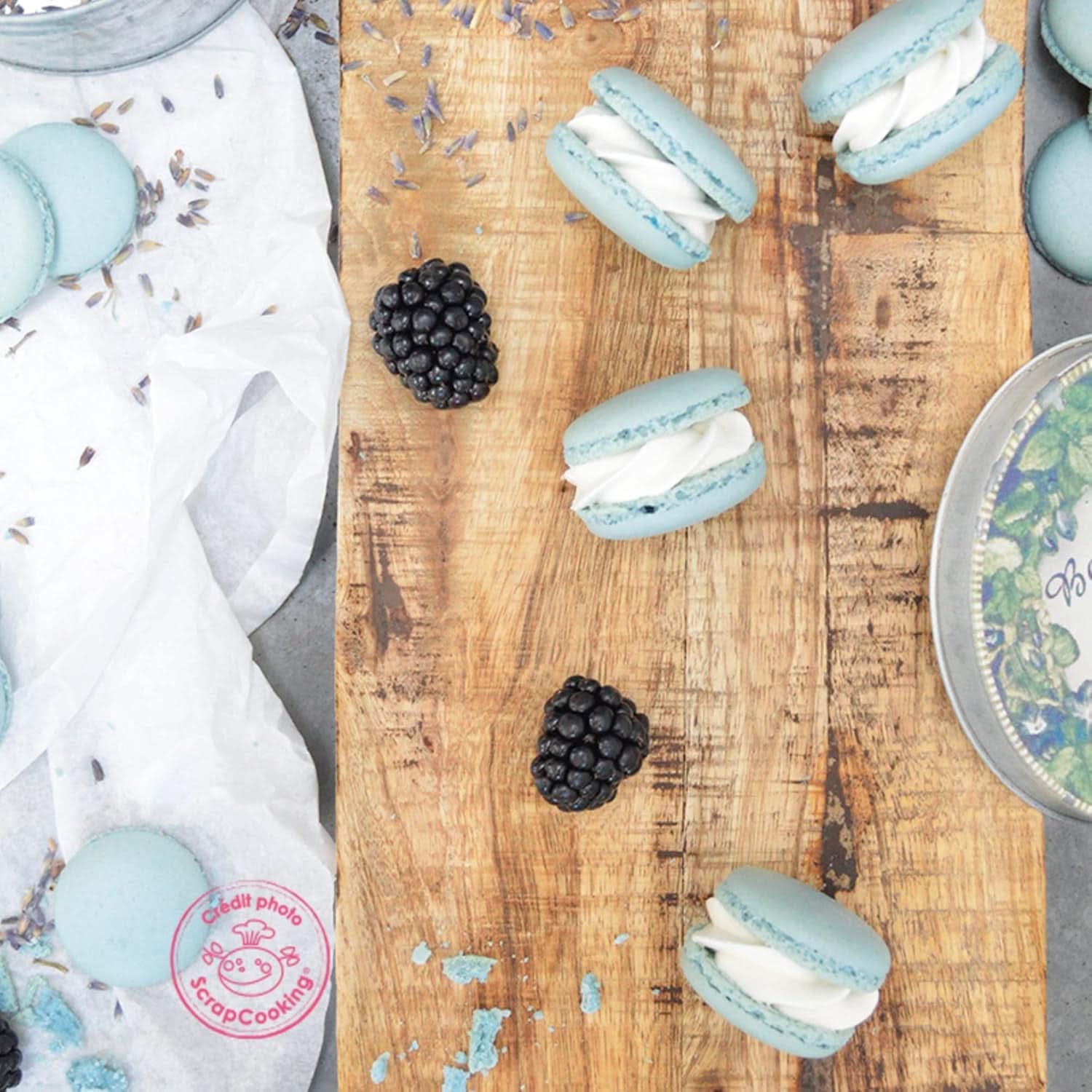 Scrapcooking, colorant alimentar pudră, albastru pastel, 5 grame Naty Shop