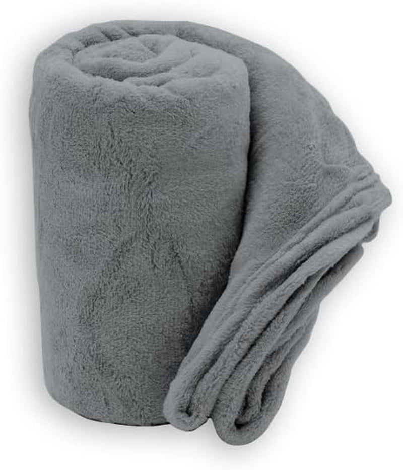 Puha takaró | Kockás | Soft Touch | 130 X 160 cm | Púderpaplanok és paplanok Naty Shop Pearl szürke 130X160