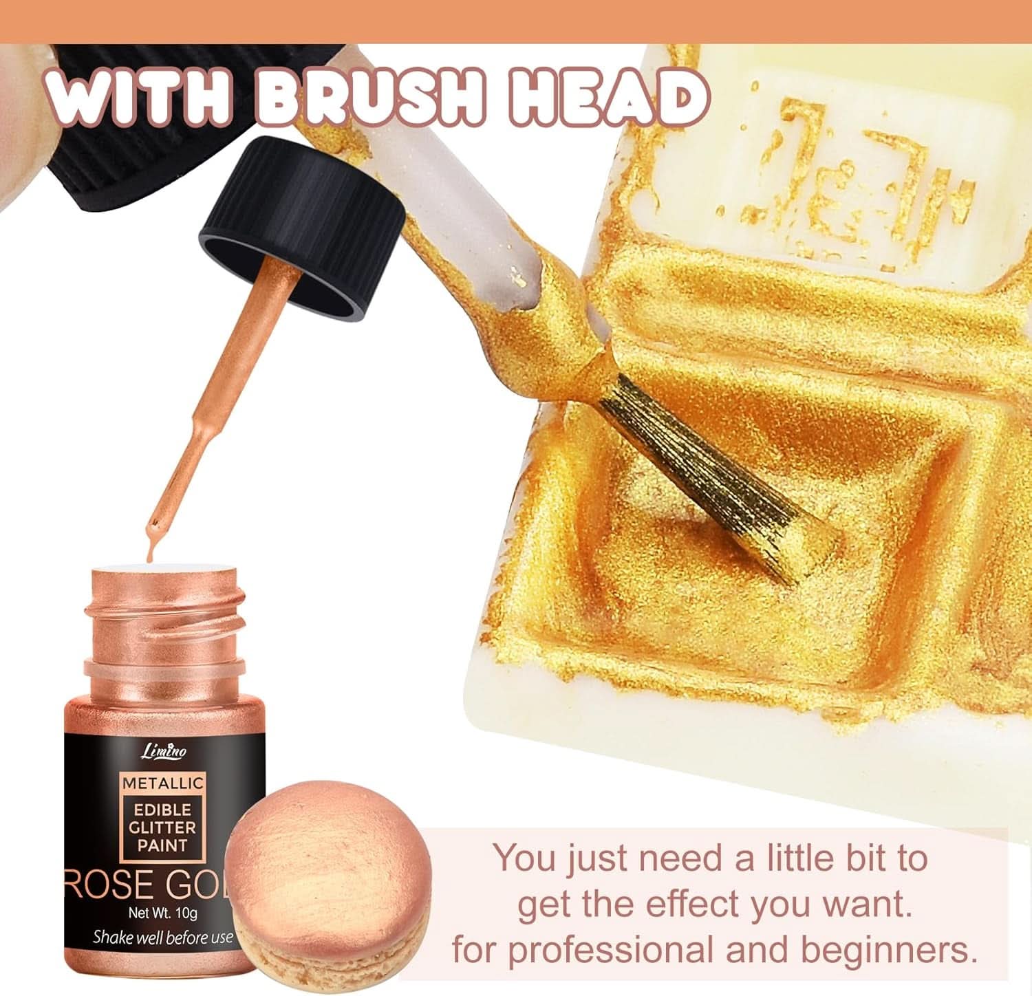 Folyékony ehető glitter, 60 ml Naty Shop