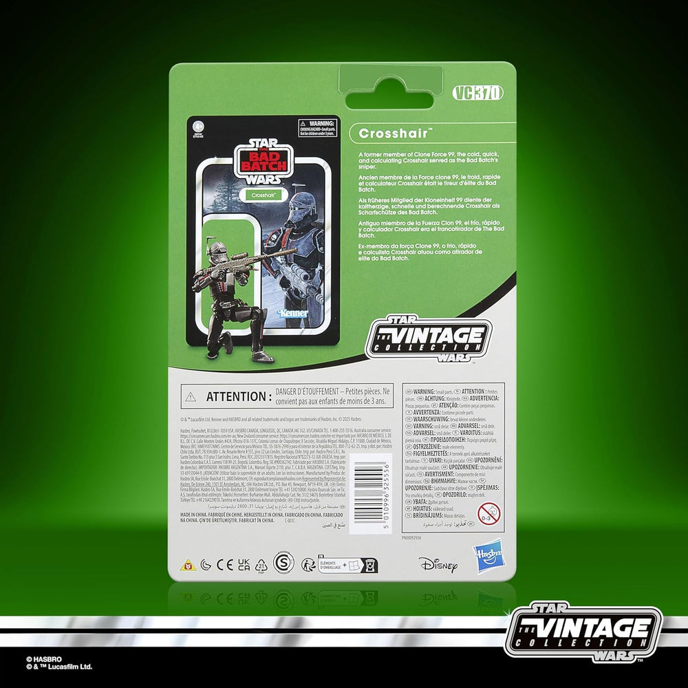 Star Wars Colecția Vintage Crosshair, Star Wars: Bad Batch Figura de acțiune pentru a colecta (9.5 Cm) Action figures Naty Shop