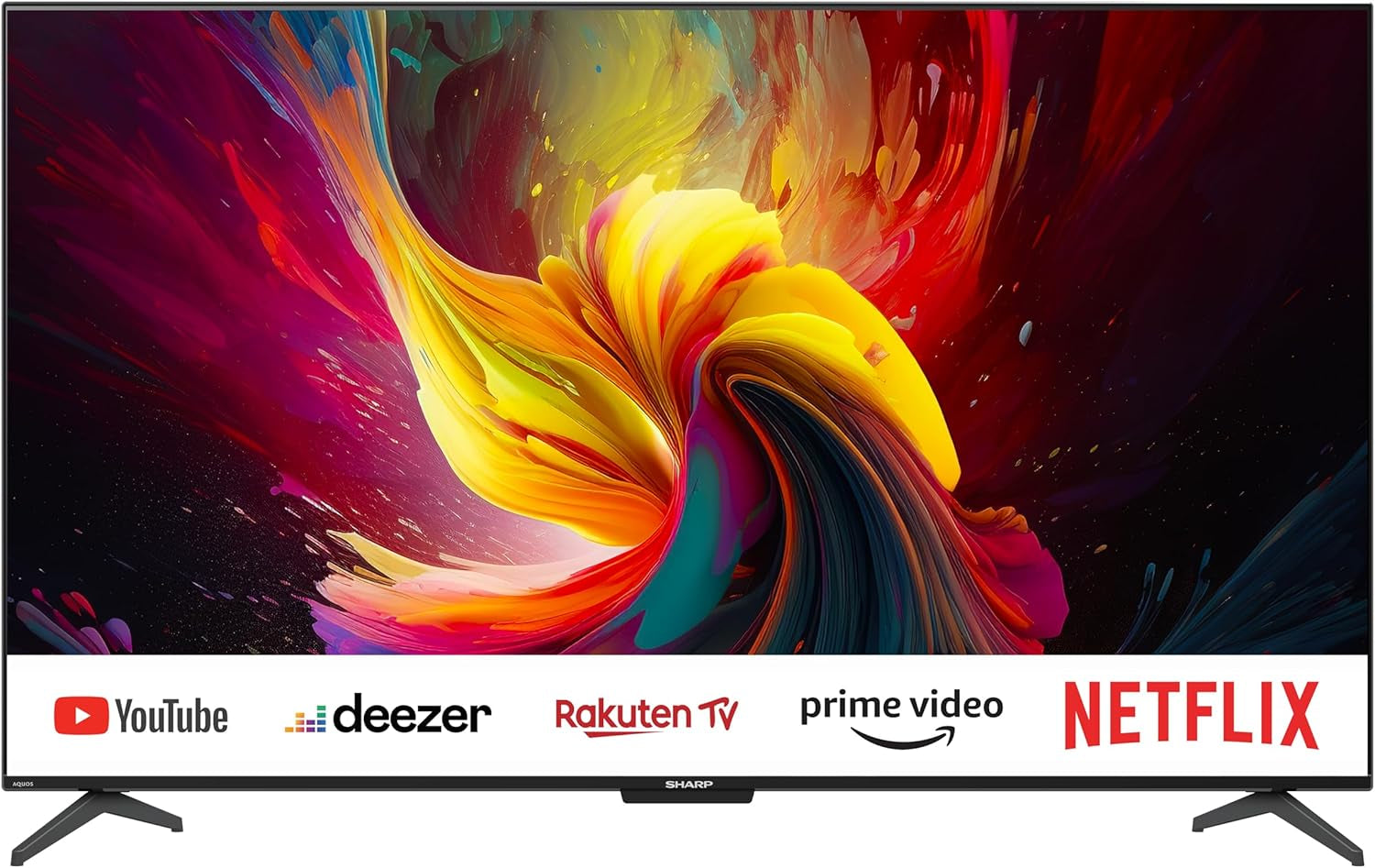 Televizor Android SHARP 50DJ6E, 126 cm (50 inch), 4K Ultra HD, LED TV (Smart TV fără ramă, Harman Kardon), 2023