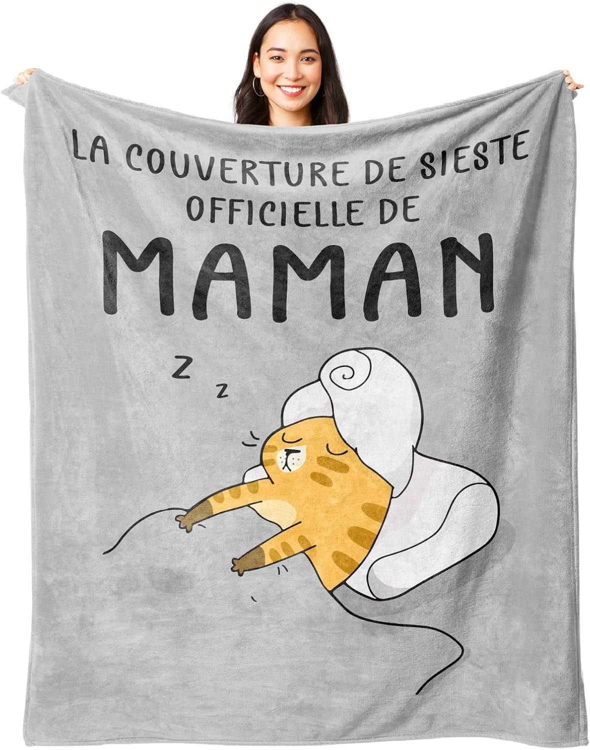 Pătură de flanel Juratar pentru tata - cadou pentru ziua de naștere, ziua tatălui și Crăciun - 152 X 130 cm Paturi si Cuverturi Besuche den Juratar-Store Maman