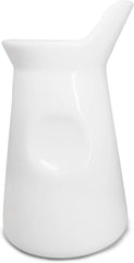 NERTHUS FIH 418 Cană de lapte din porțelan 125 ml, Original, Alb