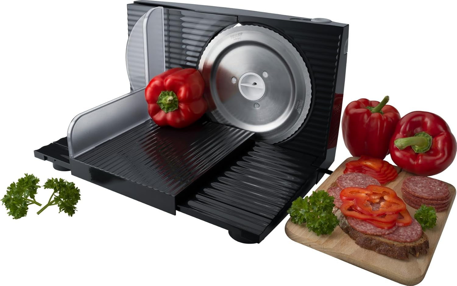 Steba többfunkciós szeletelő, állítható vágási vastagság 17 mm-ig, kézvédelem Aprítók és szeletelők Naty Shop Alapértelmezett cím