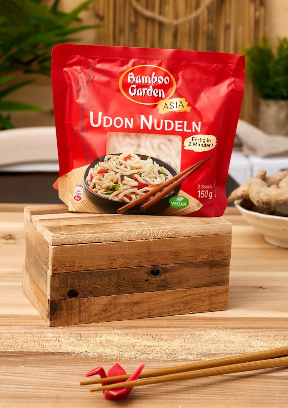 Udon tészta a Bamboo Gardenből, előfőzve, 300g