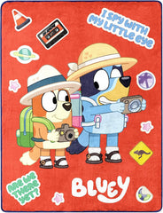 Pătură Northwest Bluey Silk Touch, 116.8 X 152.4 Cm, Roadtrip Paturi si Cuverturi Northwest Călătorie 46" X 60"