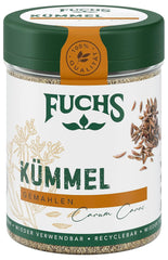 Fuchs Gewürze - Kümmel gemahlen - klassisches Gewürze für daftige Gerichte wie Chili con Carne - természetes összetevők - 55 g in wiederverwendbarer, recyclebarer Dózis