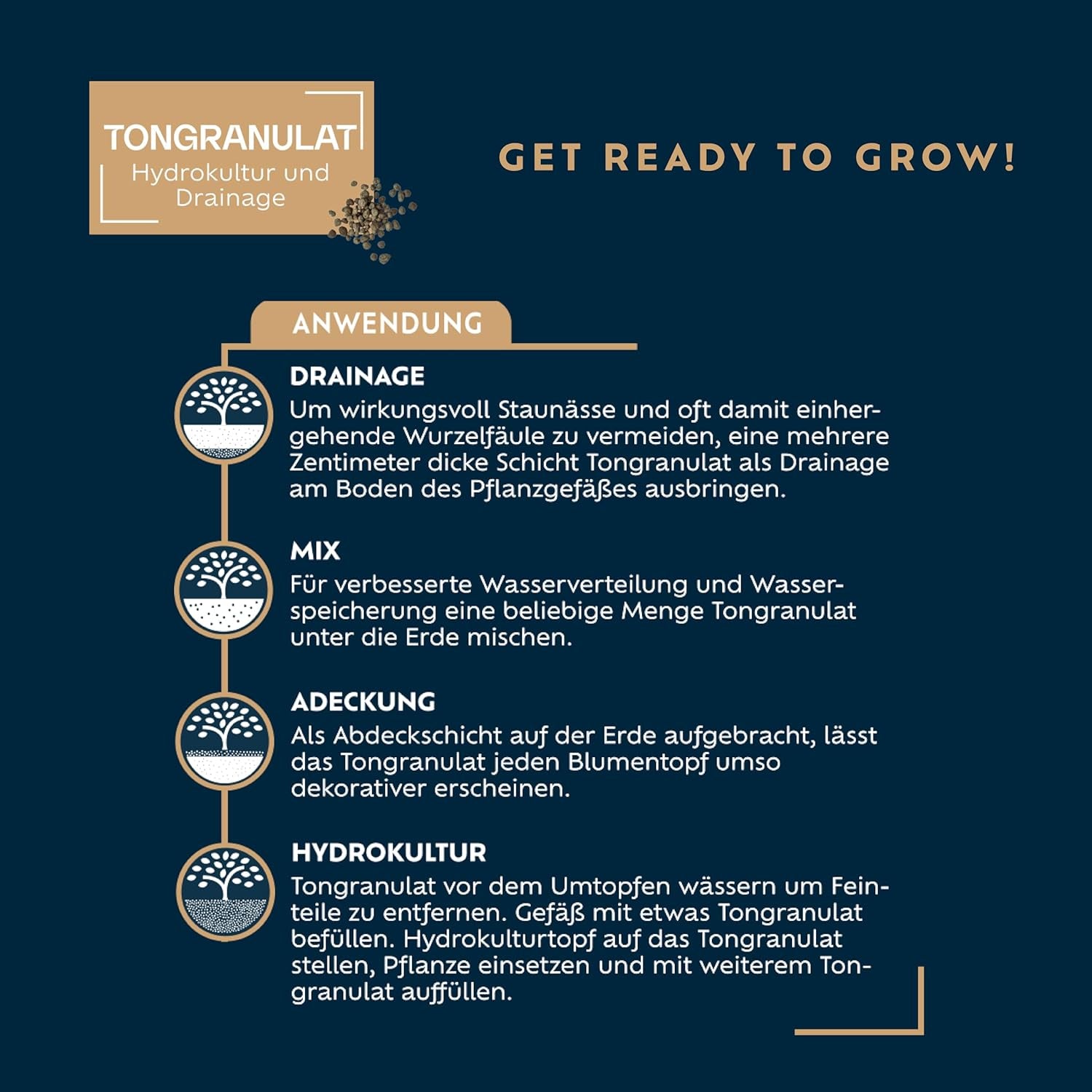 Westland Clay Granules, 5 L - Granulátum növények számára, ideális hidroponikához, vízelvezető szubsztrátumhoz vegyi adalékok nélkül, beltéri és kültéri használatra