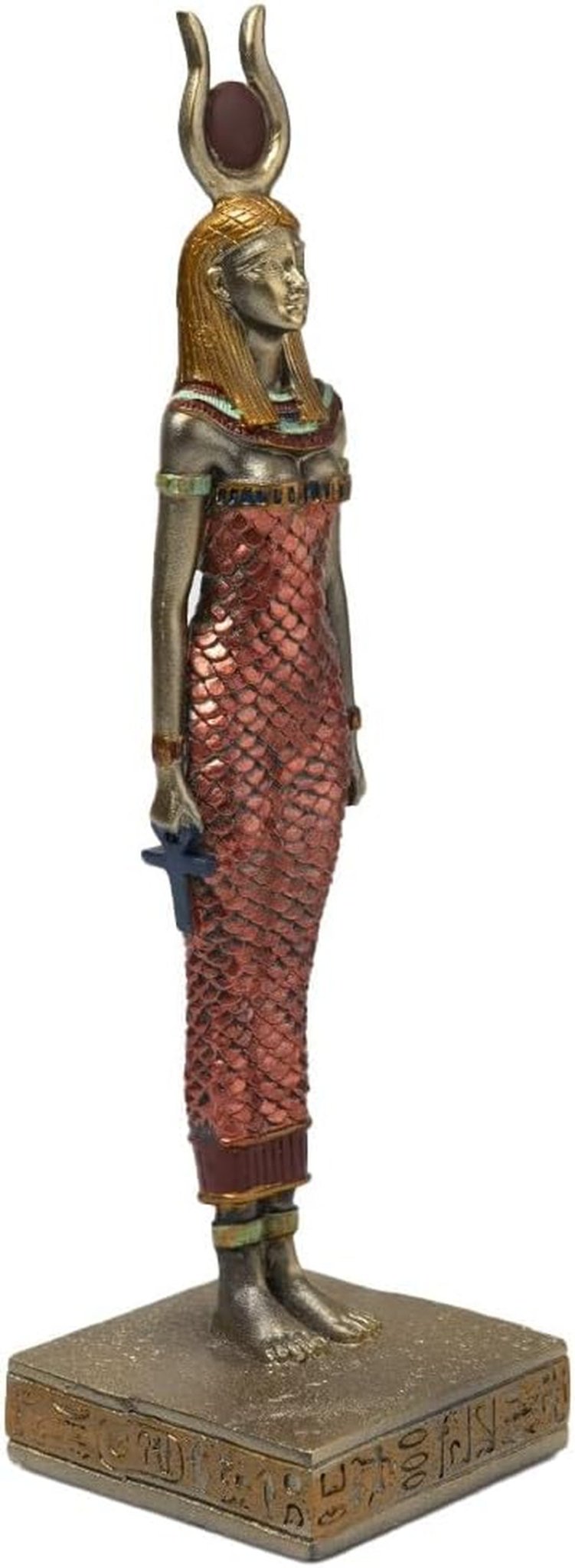 Figură egipteană a lui Nebethetepet sau Hathor, 21, culori de bronz. Statuete si sculpturi Naty Shop