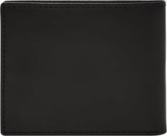 Fossil Derrick Bifold din piele pentru bărbați, cu blocare RFID, cu fereastră Flip ID Portofel Barbati Naty Shop