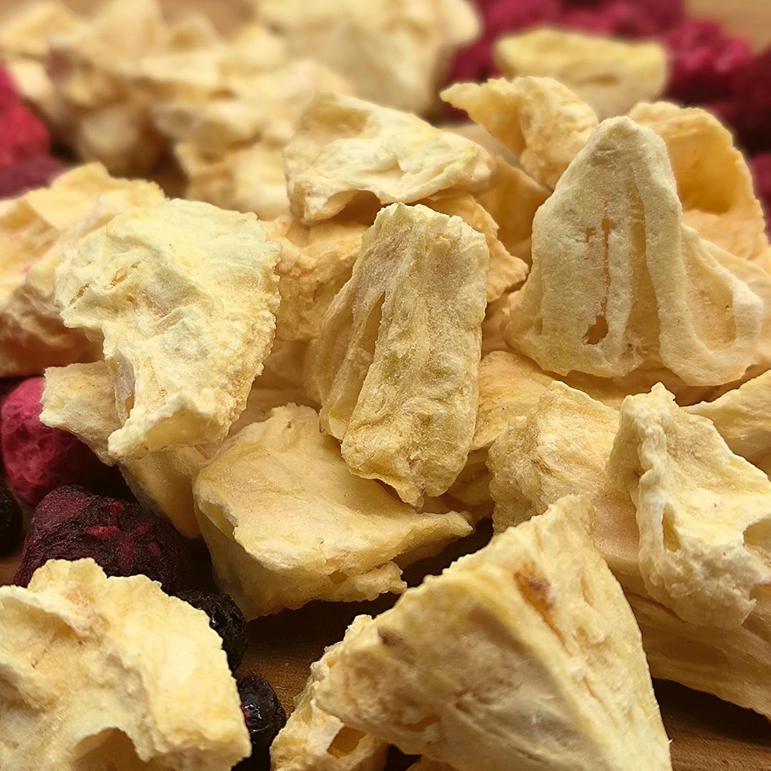 Fructe liofilizate | Ananas 100% pur Fructe liofilizate Ananas liofilizat | Fructe liofilizate fără zahăr adăugat | Ananas liofilizat crocant - aromat - delicios ZingyZoo Produse deshidratate Naty Shop