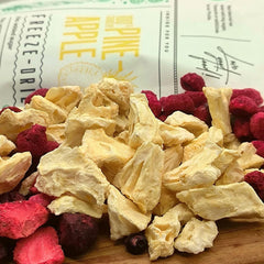 Fructe liofilizate | Ananas 100% pur Fructe liofilizate Ananas liofilizat | Fructe liofilizate fără zahăr adăugat | Ananas liofilizat crocant - aromat - delicios ZingyZoo Produse deshidratate Naty Shop