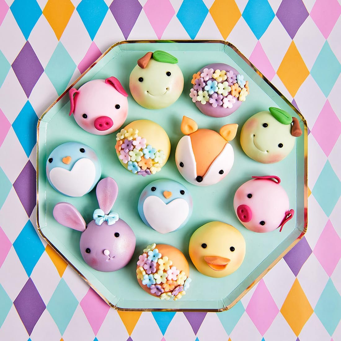 FunCakes fondant rulat Spring Green: Ușor de folosit, neted, flexibil, moale și pliabil, perfect pentru decorarea torturilor, halal, kosher și fără gluten, 250 g Pasta de zahar Naty Shop