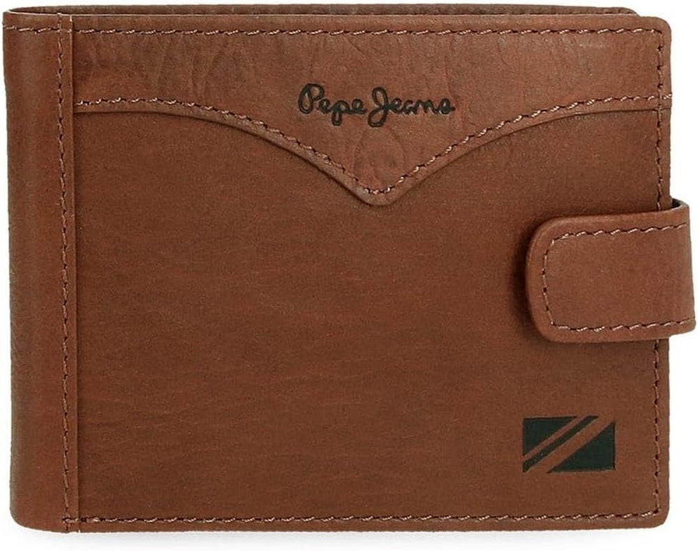 Geacă Pepe Jeans Portofel orizontal cu închidere prin clic, mărime unică Portofel Barbati Naty Shop Maro