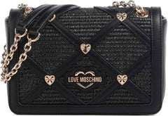 Geantă de umăr pentru femei Love Moschino, negru Geantă de umăr, negru Genti Femei Naty Shop Titlu implicit