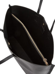 Geantă tote pentru femei Tommy Hilfiger Distinct cu fermoar, negru (Black), mărime naturală Genti Femei Naty Shop