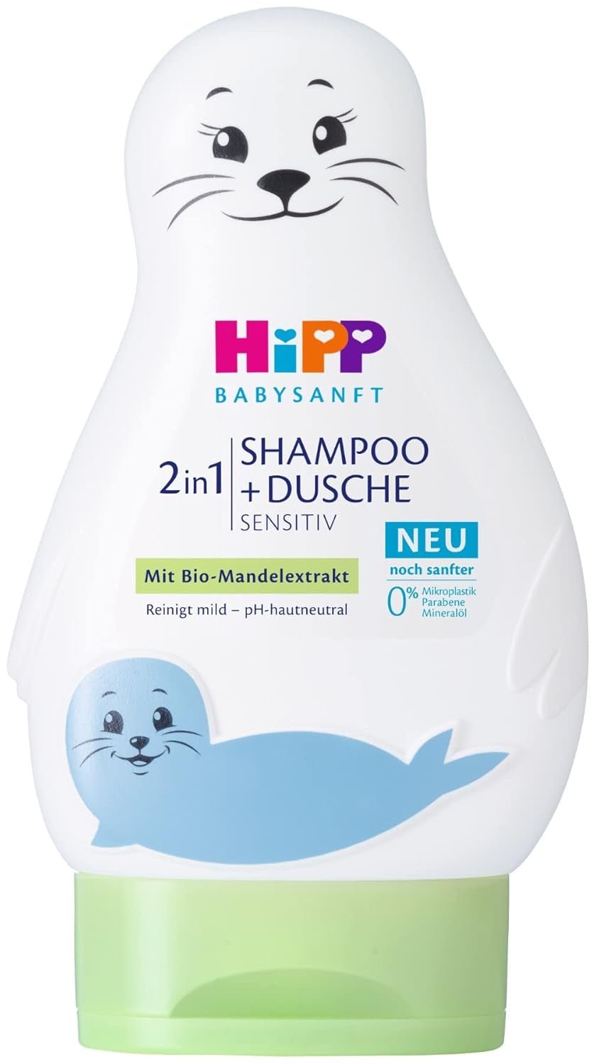 HiPP Babysanft 2in1 Șampon + Duș, pachet de 6 (6 x 200 ml) Copii - Baie si Skincare Naty Shop Titlu implicit