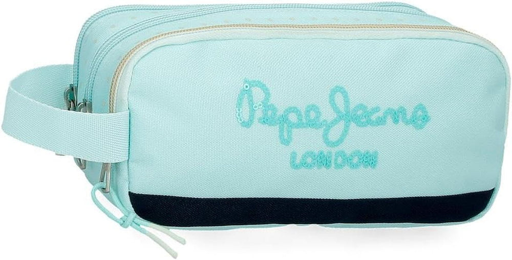 Mapa pentru creioane Pepe Jeans Dalma, geantă de toaletă, dimensiune ideală pentru transportul în rucsac. De la Joumma Bags Rucsacuri si ghiozdane premium Naty Shop Pepe-Fall