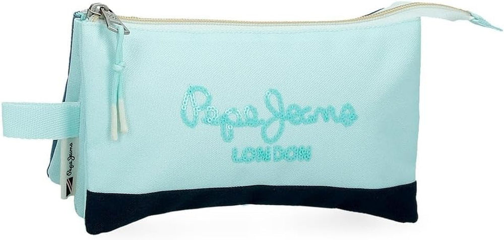 Mapa pentru creioane Pepe Jeans Dalma, geantă de toaletă, dimensiune ideală pentru transportul în rucsac. De la Joumma Bags Rucsacuri si ghiozdane premium Naty Shop Dreifaches Gehäuse