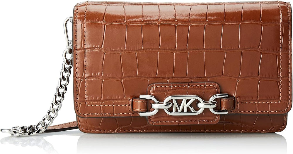 MICHAEL KORS Geantă Heather Phn CHN Xbody pentru femei Genti Femei Naty Shop Chestnut