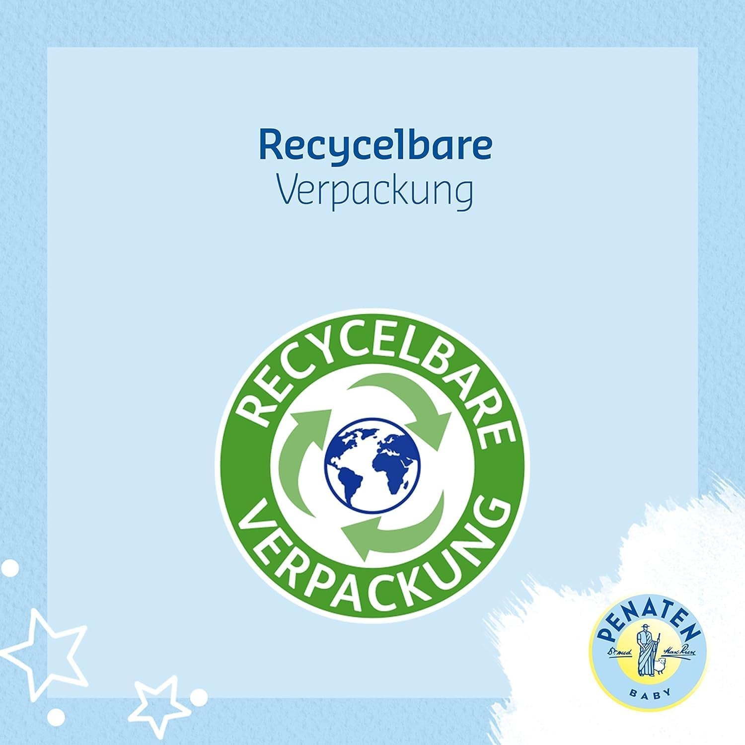 PENATEN Ultra Sensitive Care Cream Face & Body (100ml) cremă de față și de corp pentru bebeluși fără parfum, cremă hidratantă protectoare și hrănitoare pentru pielea foarte sensibilă a bebelușilor predispuși la neurodermatită Copii - Baie si Skincare Naty Shop