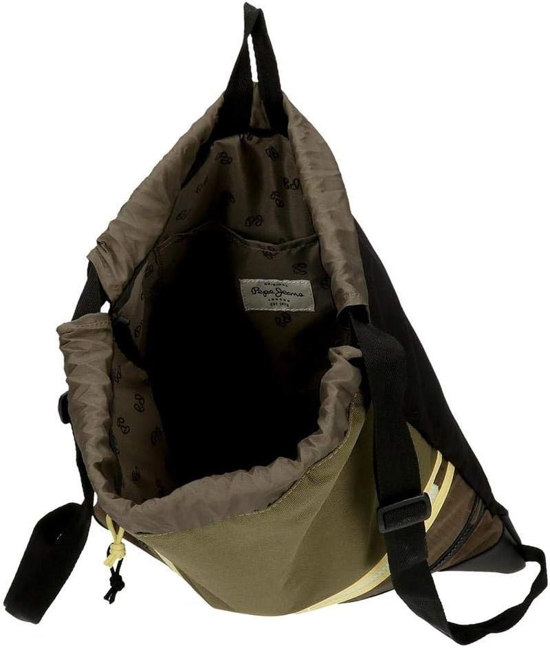 Pepe Jeans Caden Gym Sac Verde 35x46 cms Poliester Rucsacuri si ghiozdane premium Naty Shop