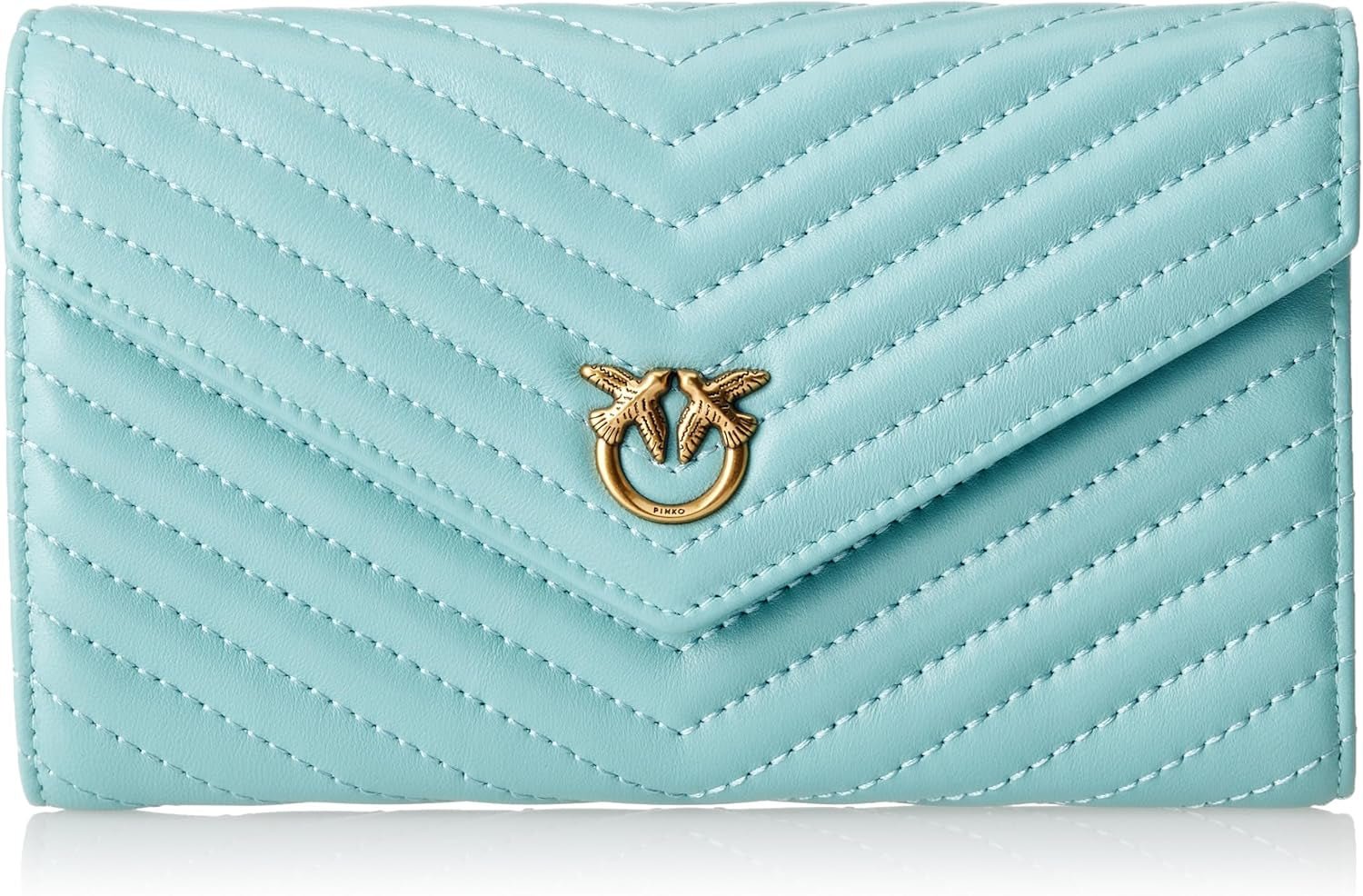 Pinko Ladies Compact Wallet L Sheep Nappa C Portofel accesorii de călătorie Portofel Femei Naty Shop St4Q_Mult Green/Yellow/Light Blue-Antq U