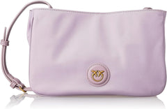 Pinko Ladies Recycled Gate Flat HORIZONTAL REPEATED Genti Femei Naty Shop Y48Q_Tulipano Viola-Antque Gold