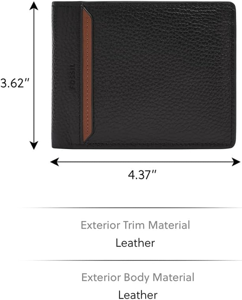 Portofel Fossil Huntington Bi-Fold pentru bărbați Portofel Barbati Naty Shop