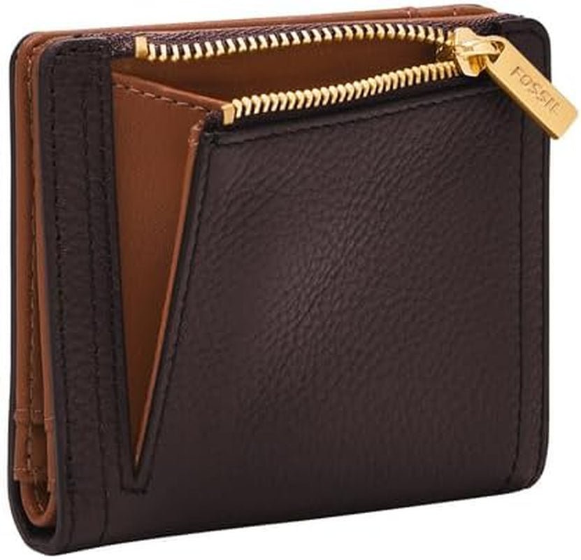 Portofel Fossil Logan Bi-Fold pentru femei, maro Portofel Femei Naty Shop
