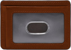 Portofel Fossil pentru bărbați Everett, piele/PVC portcarduri maro mediu 10,2 cm L x 0,6 cm l x 7,0 cm H ML4398210 Portofel Barbati Naty Shop