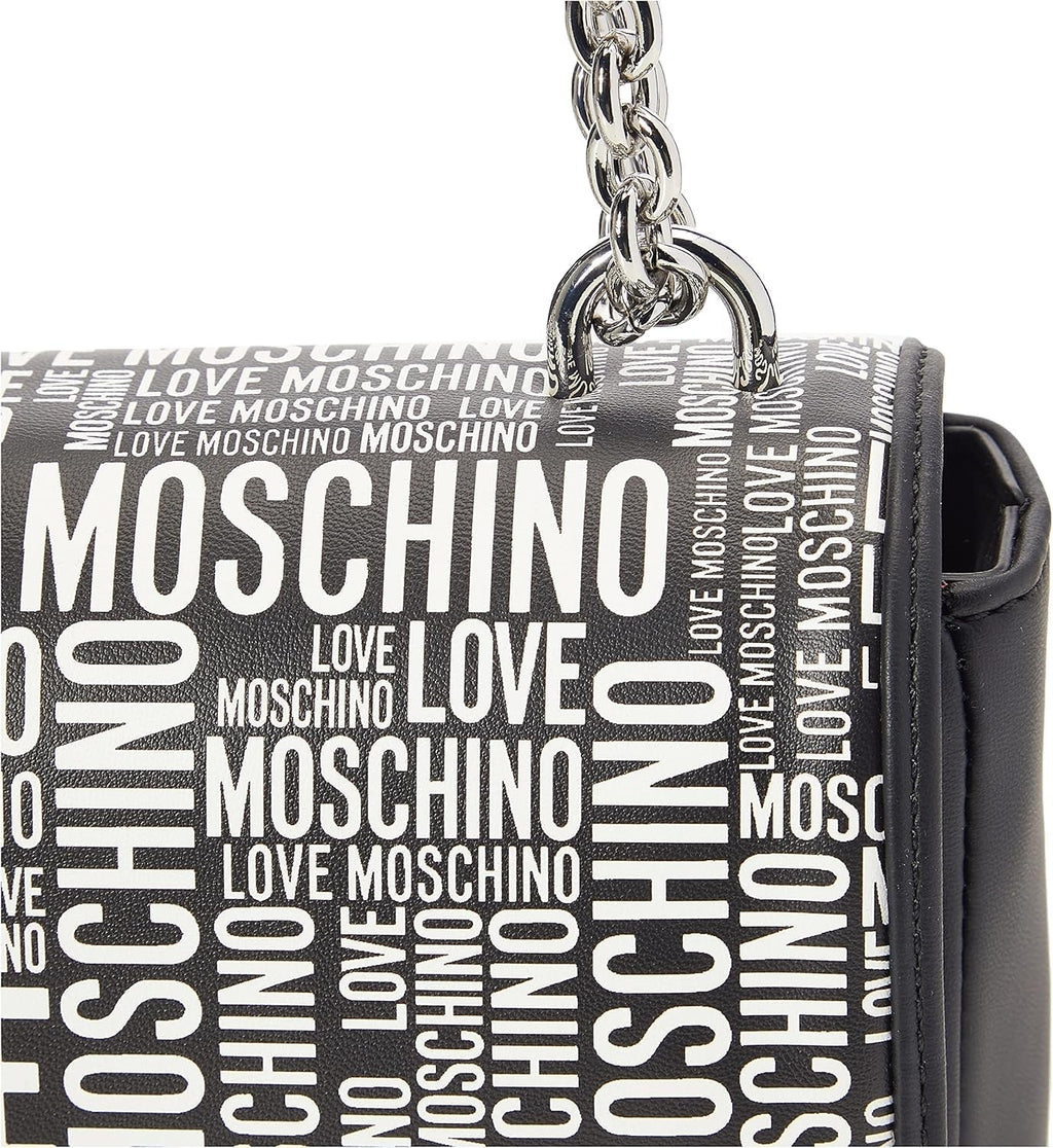 Precolecție geantă de umăr pentru femei Love Moschino, precolecție toamnă-iarnă 2021, negru Genti Femei Naty Shop
