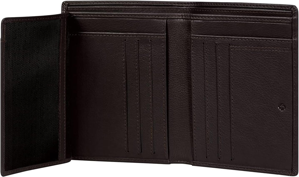 Samsonite Attack 2 SLG - Portofel, 12,5 cm, maro (Ebony Brown) Portofel Barbati Naty Shop