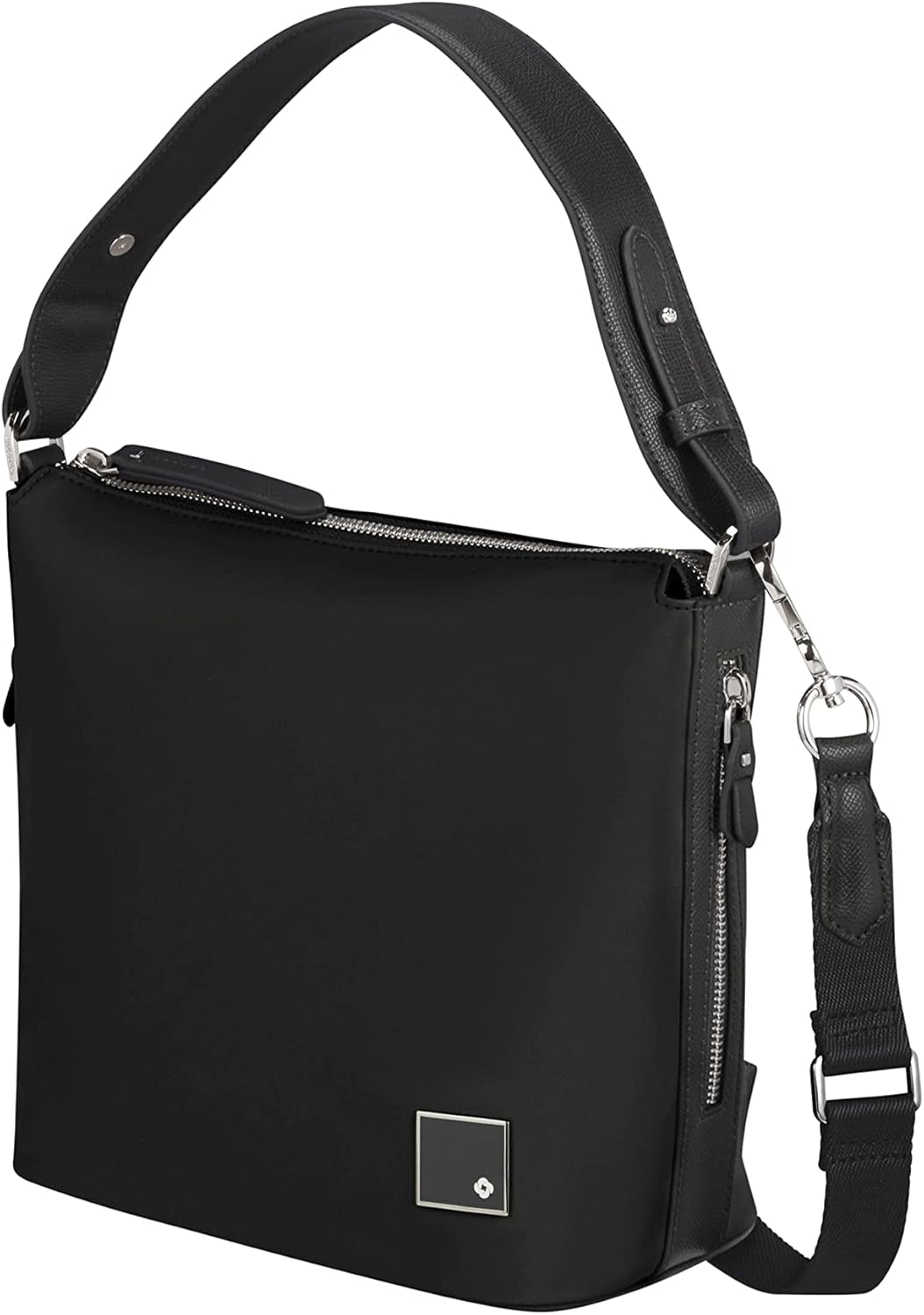 Samsonite Essentially Karissa - Geantă de voiaj S, 27 cm, gri (Dove Grey) Genti Femei Naty Shop Negru (negru)