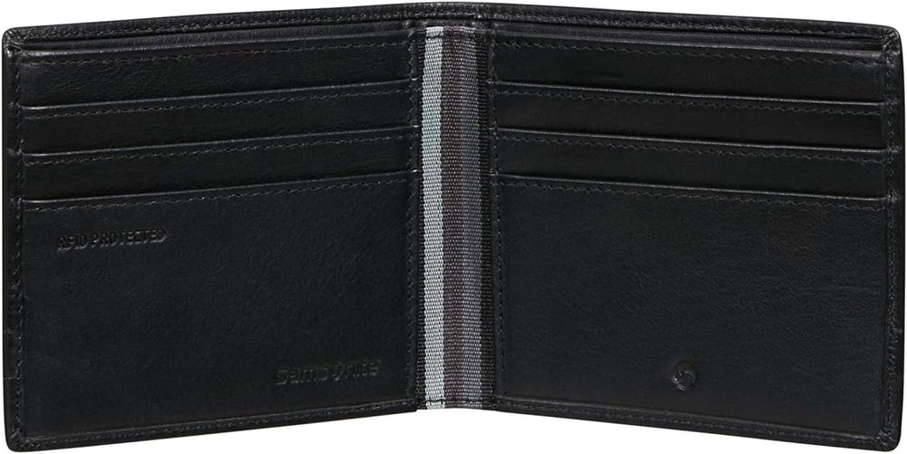 Samsonite Flagged SLG - Portofel, 10,5 cm, negru (negru) Portofel Barbati Naty Shop