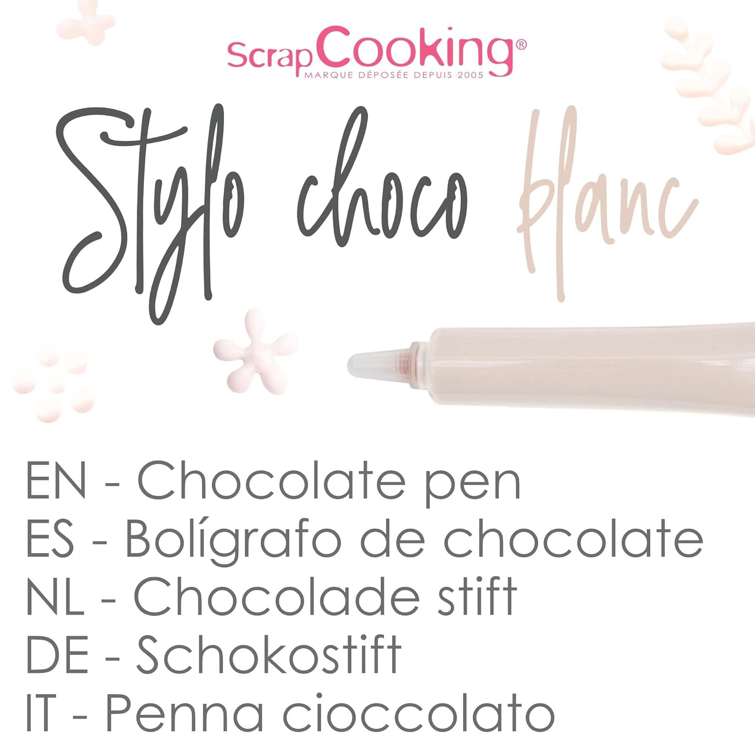 ScrapCooking - colorant alimentar, diverse culori, la tub pentru scriere, 25 grame Pasta de zahar Naty Shop