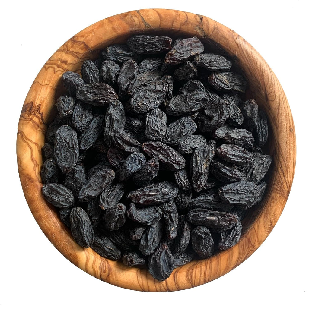 SIVIFOOD sultane negre jumbo 300g - sultane negre mari și delicioase de calitate superioară, uscate în mod natural struguri dulci fructiferi nesulfurați neîndulciți neîndulciți fără ulei fără aditivi Kishmish Produse deshidratate Naty Shop