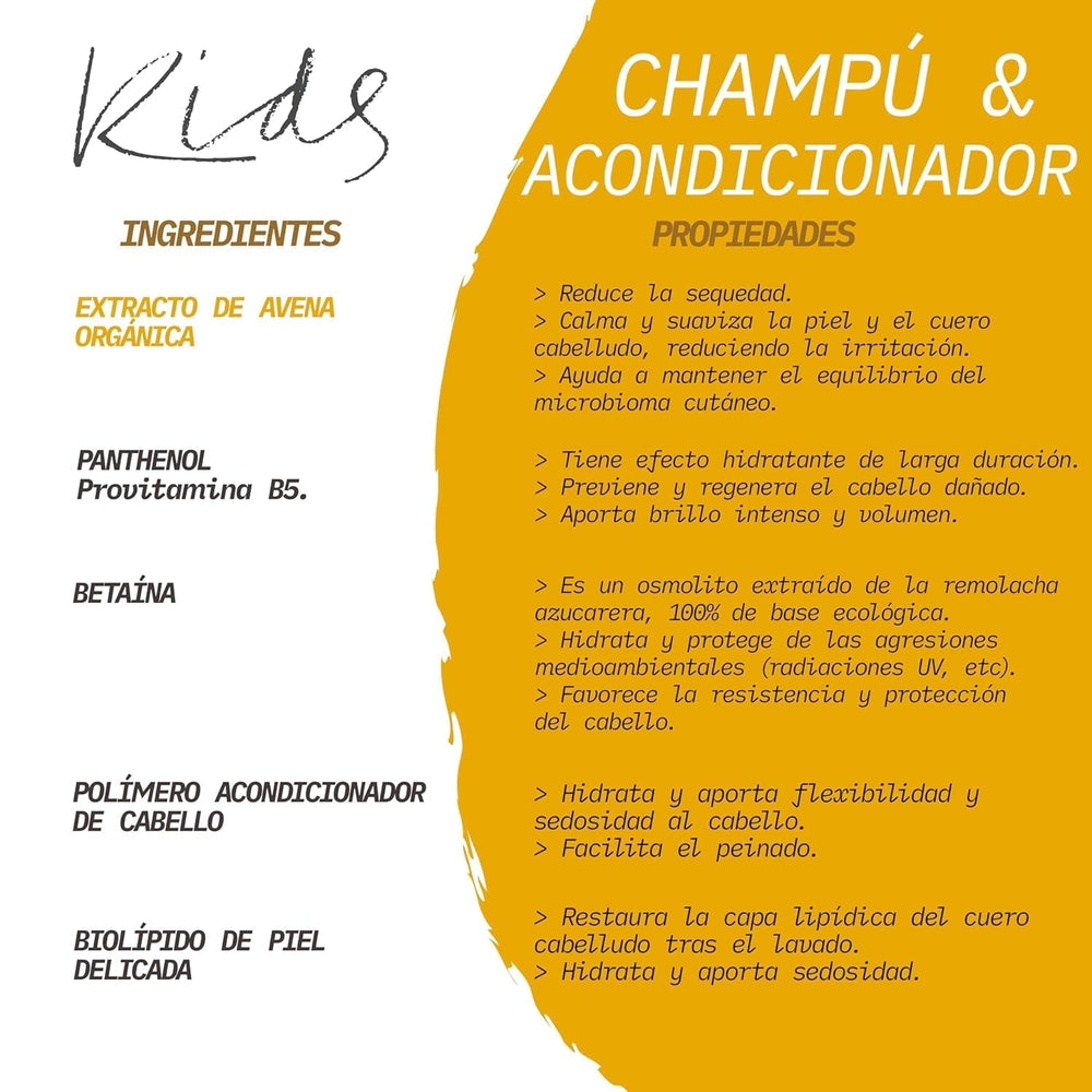 Suavinex, șampon de îngrijire pentru copii de la 3 la 10 ani, fără alergeni, fără parabeni, fără siliconi, potrivit pentru pielea sensibilă, fără lacrimi sau tragere, 95% ingrediente de origine naturală, Copii - Baie si Skincare Naty Shop