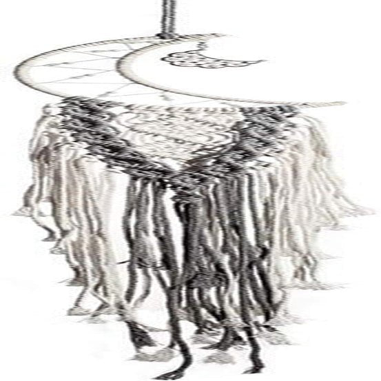 Tapiserie deco dreamcatcher tesute decorare peretelui alb Casa - Accesorii si Decoratiuni Naty Shop Luna gri