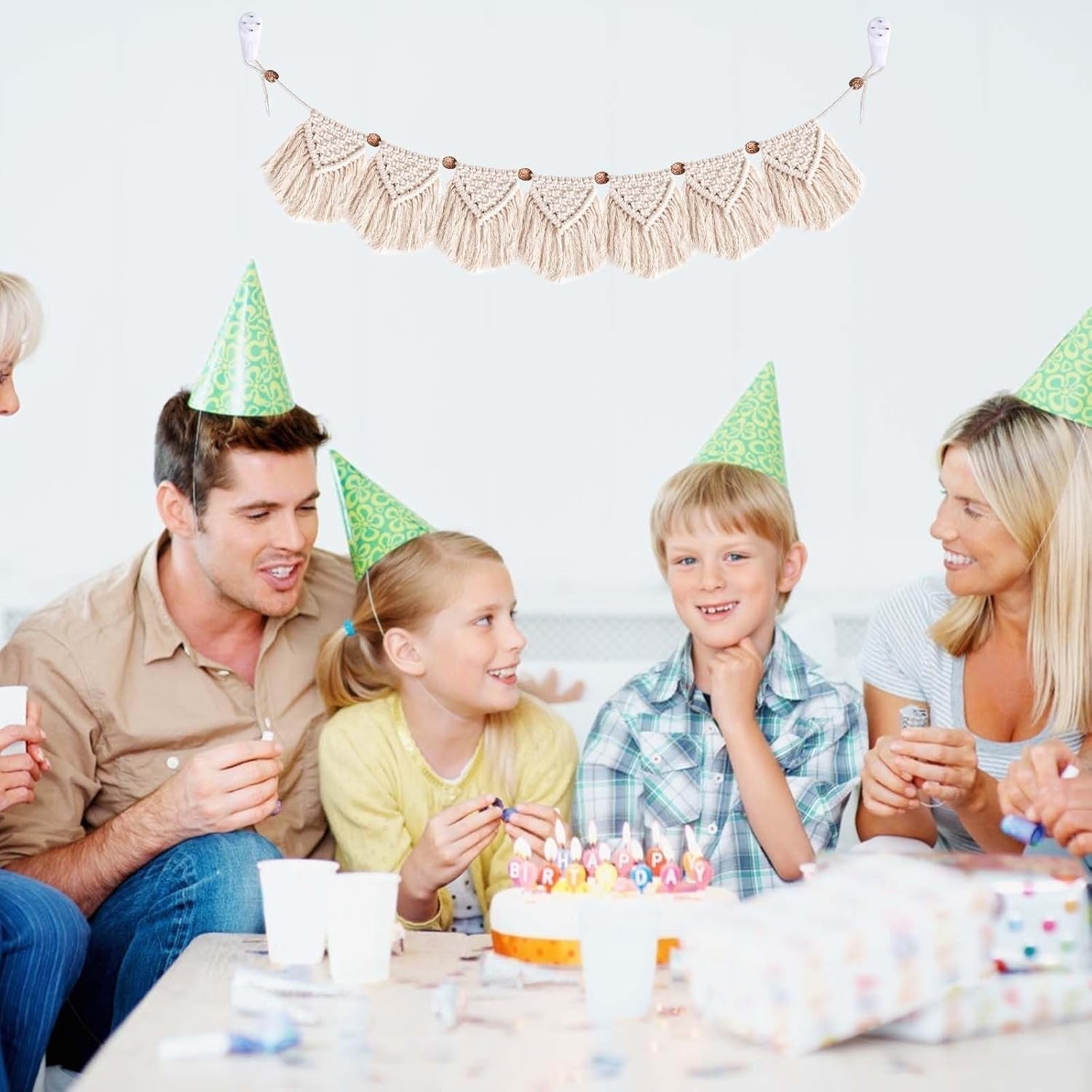 Tapiserie decorare tesute manual franjuri ghirlanda led Casa - Accesorii si Decoratiuni Naty Shop