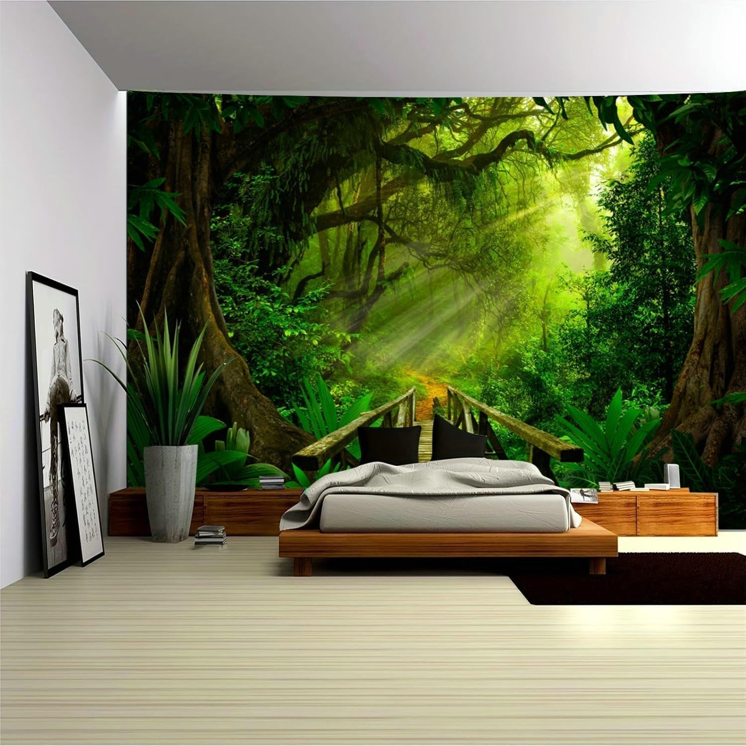 Tapiserie forest green hanging aer liber Casa - Accesorii si Decoratiuni Naty Shop